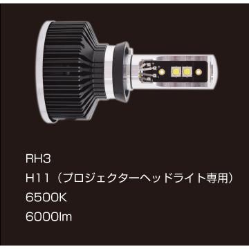 ZRAY (ゼットレイ) プロジェクターヘッドライト専用　LED　BULB　KIT RH3