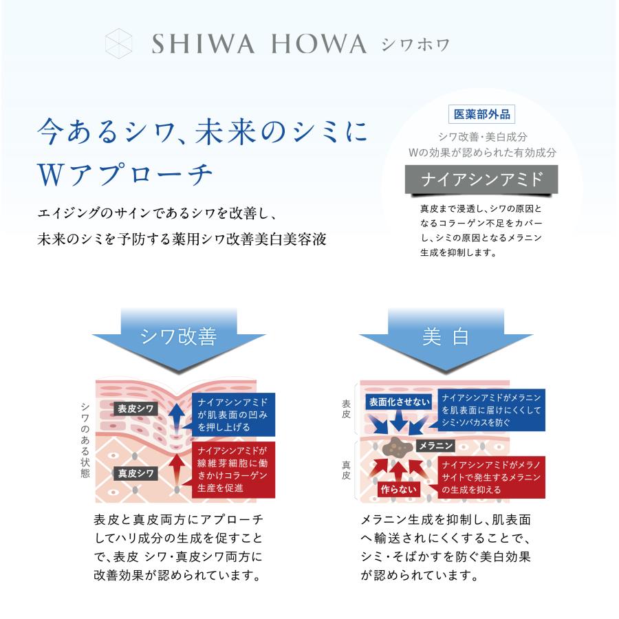 医薬部外品】シワホワ リンクルケアホワイトセラム30g【薬用シワ改善 