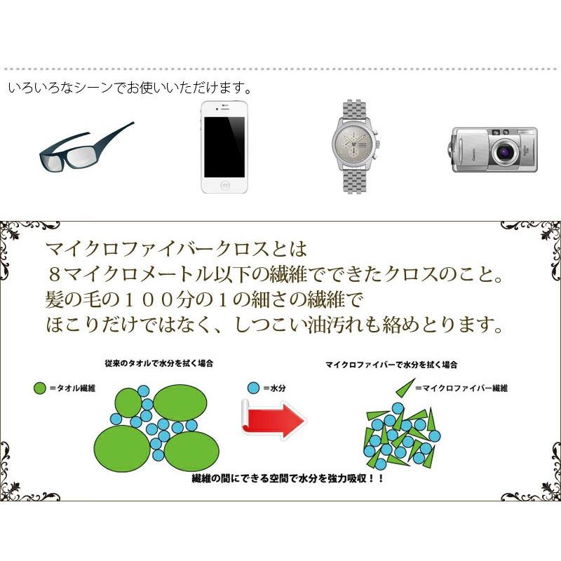 メガネ拭き システムクロス 25種類 KD15×15cm マイクロファイバー専門