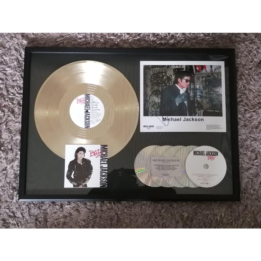 Michael Jacksonマイケル ジャクソン直筆サインCD 激レアー レア1点物 【 バッド / Bad 】 アルバム 『 マイケル・ジャクソン