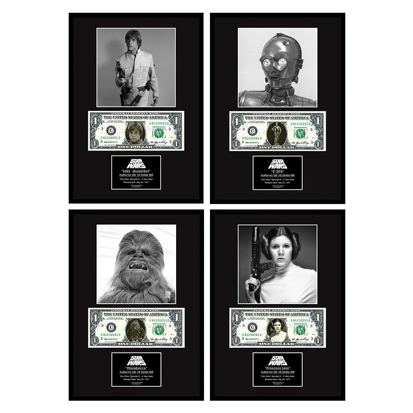 送料無料!限定!スター・ウォーズ シリーズ/Star Wars/本物USA1ドル札