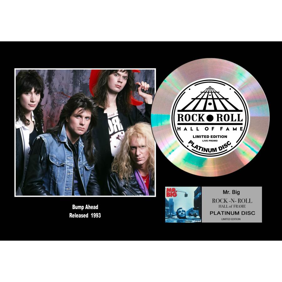ミスター・ビッグ MR. BIG バンプ・アヘッド Bump Ahead platinum disc