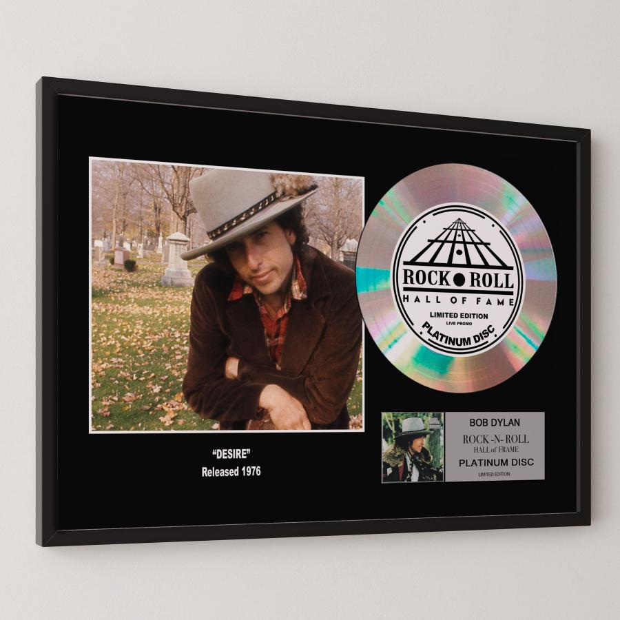 ボブ・ディラン / Bob Dylan Desire 欲望 platinum disc album