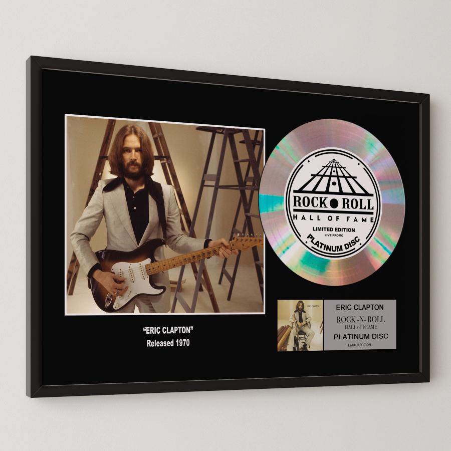 エリック・クラプトン Eric Clapton platinum disc album プラチナ