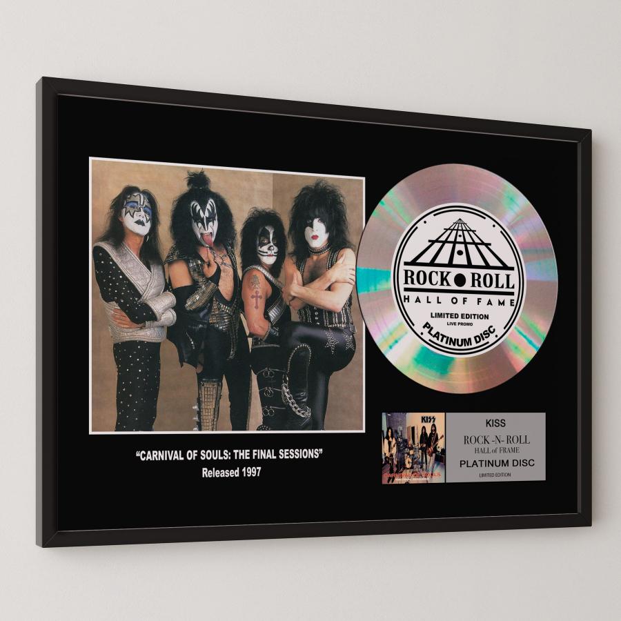 キッス KISS サイコ・サーカス Psycho Circus gold disc album  金 ゴールド ディスク 証明書付 ‐18 | 