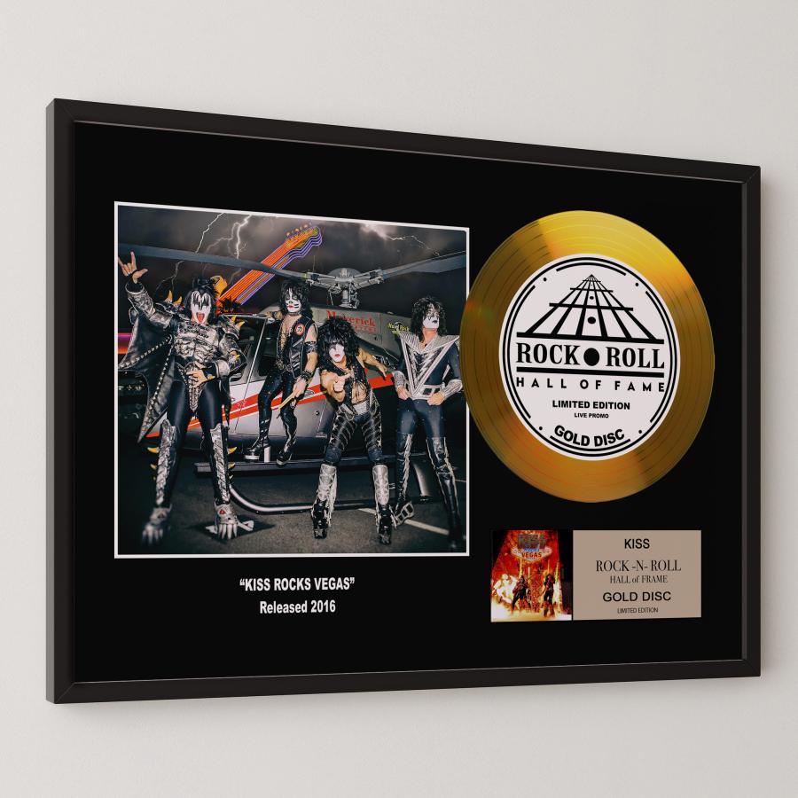 キッス KISS ロックス・ベガス Kiss Rocks Vegas gold disc album 金