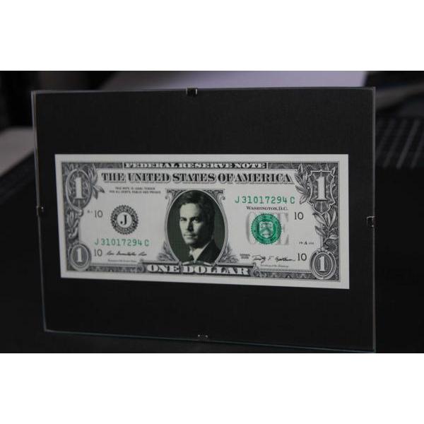 人気有名歌手!Bob Dylan/ボブ・ディラン/本物米国公認1ドル札-5