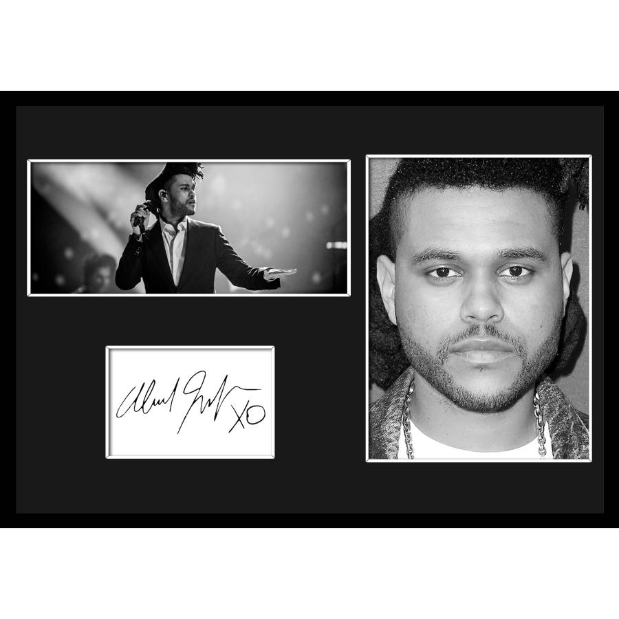 10種類!The Weeknd/ザ・ウィークエンド/サインプリント&証明書付きフレーム/BW/モノクロ/ディスプレイ (2-3W ...
