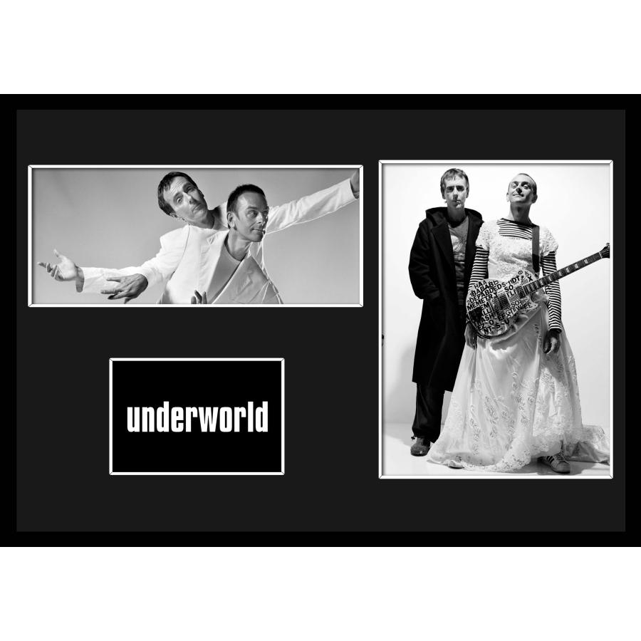 10種類!Underworld/アンダーワールド/ROCK/ロックバンドグループ/証明書付きフレーム/BW/モノクロ/ディスプレイ (3-3W ...