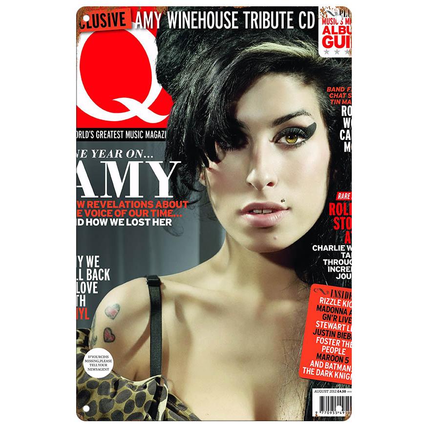ブリキ看板【Amy Winehouse/エイミー・ワインハウス】R&B/ソウル 