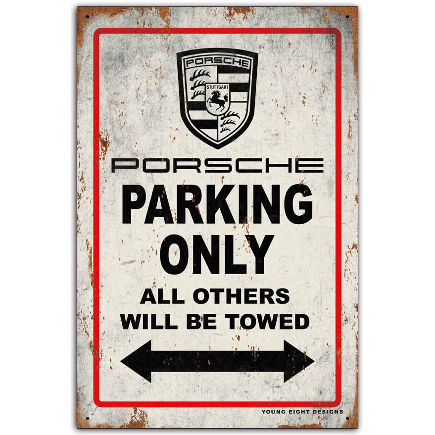 雑貨【Porsche/ポルシェ】車/カー/パーキング/駐車場/ヴィンテージ