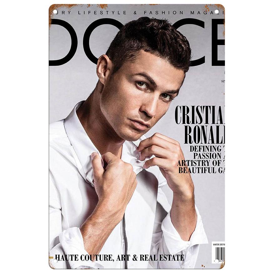 ブリキ看板【Cristiano Ronaldo/クリスティアーノ・ロナウド】サッカー