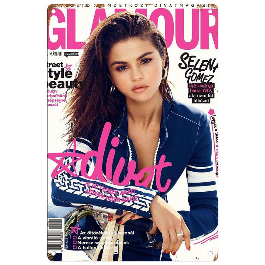 ブリキ看板【 Selena Gomez / セレーナ・ゴメス 】R&B/ソウル/女優