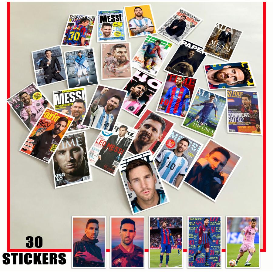 リオネル・メッシ Lionel Messi ステッカー 30個セット シール ミニ