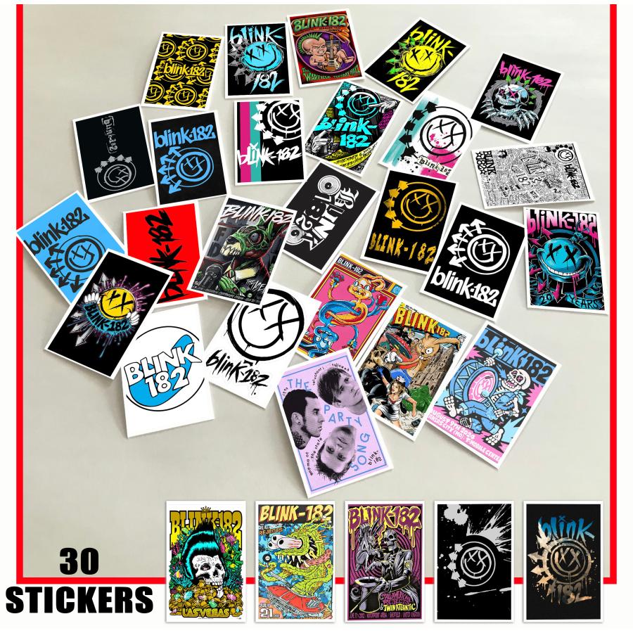 ブリンク 182 Blink-182 ステッカー 30個セット シール ミニポスター