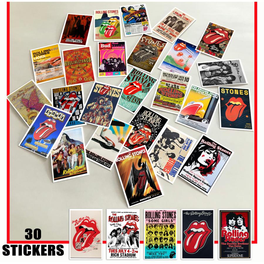 ザ・ローリング・ストーンズ The Rolling Stones ステッカー 30個