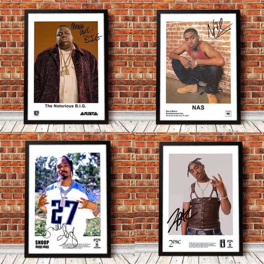 4枚セット!ヒップホップ ポスター 【2pac/NAS/スヌープ・ドッグ