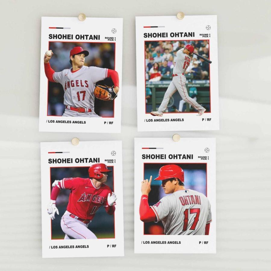 ポストカード【 MLB ロサンゼルス・エンゼルス 大谷翔平 】はがき ミニ