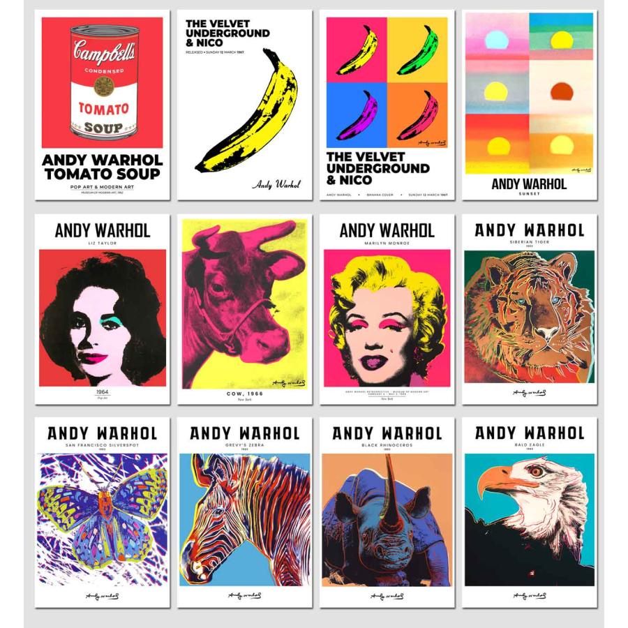 アンディ・ウォーホル ミュージアムポストカード 12枚セット ポストカード【 アンディ・ウォーホル / Andy Warhol