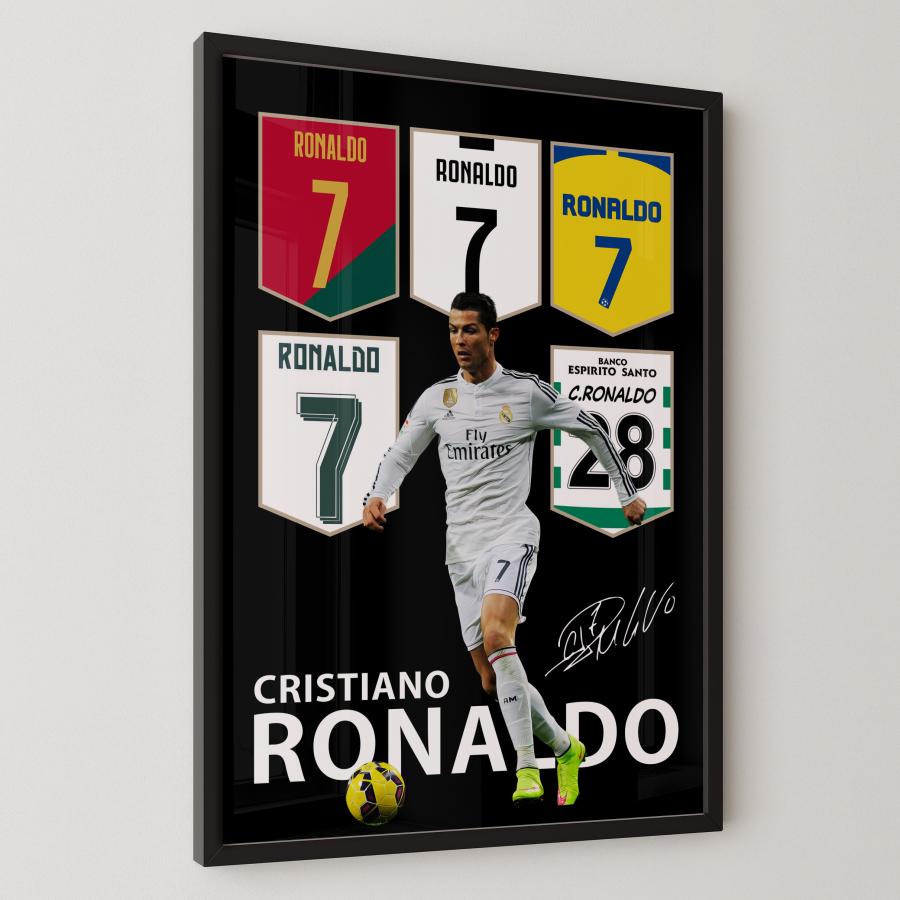 美品 C・ロナウド 『CRISTIANO RONALDO』 ポスター10枚セット クリスティアーノ・ロナウド Cristiano Ronaldo CR7 ポスター A3サイズ