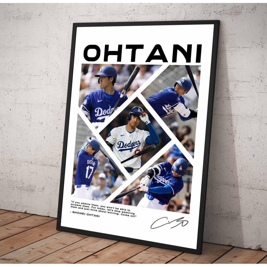 ポスター 【 MLB ロサンゼルス・ドジャース 大谷翔平 ホームラン