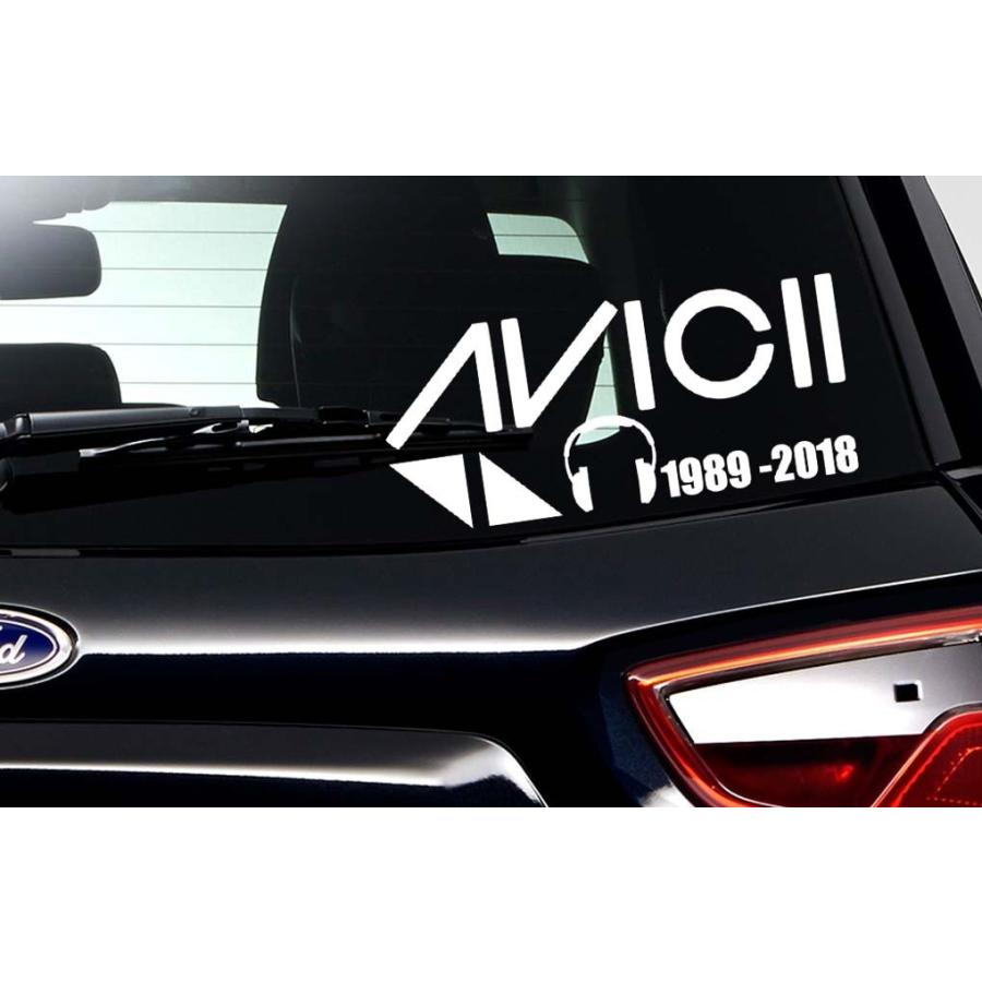 【全16色】DJ アヴィーチー/DJ Avicii/RIP Avicii car sticker1/カー ステッカー/車用/シール