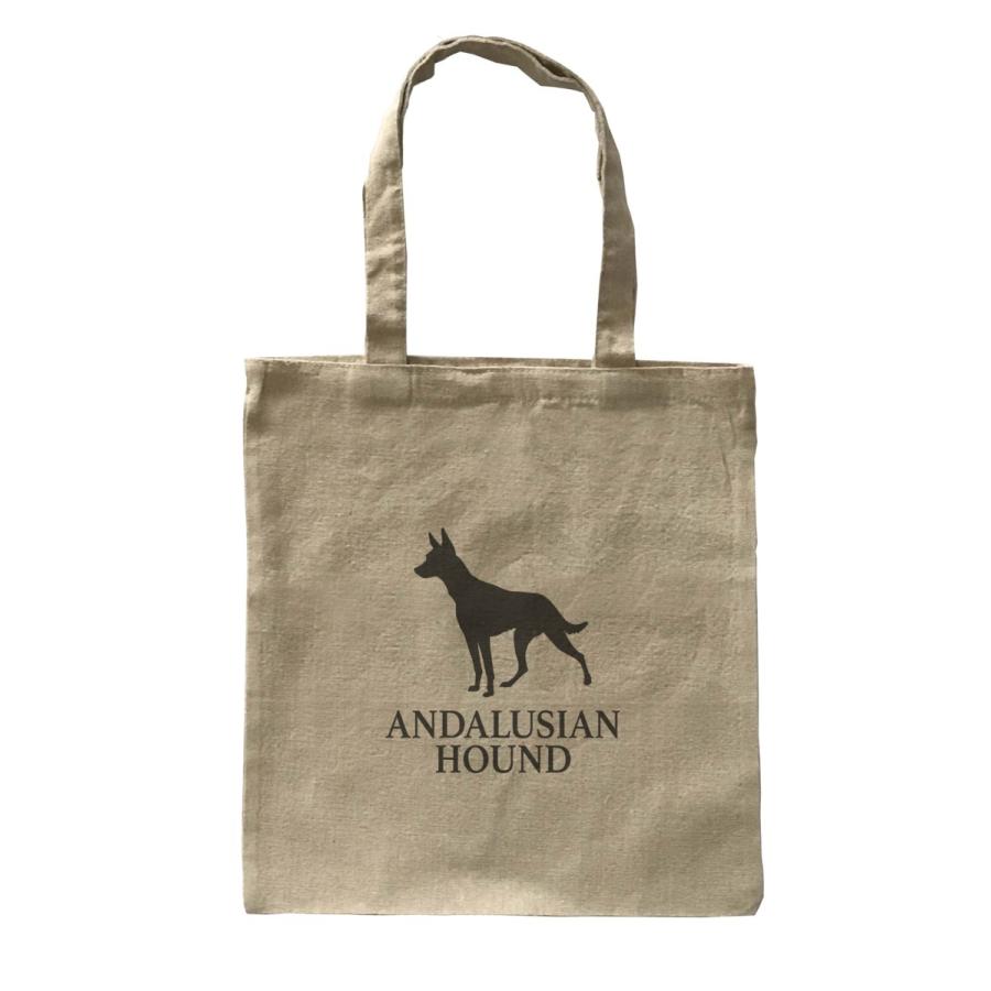 Dog Canvas tote bag/愛犬キャンバストートバッグ【Andalusian Hound/アンダルシアン・ハウンド】イヌ/ペット/シンプル/ナチュラル-20｜cny1