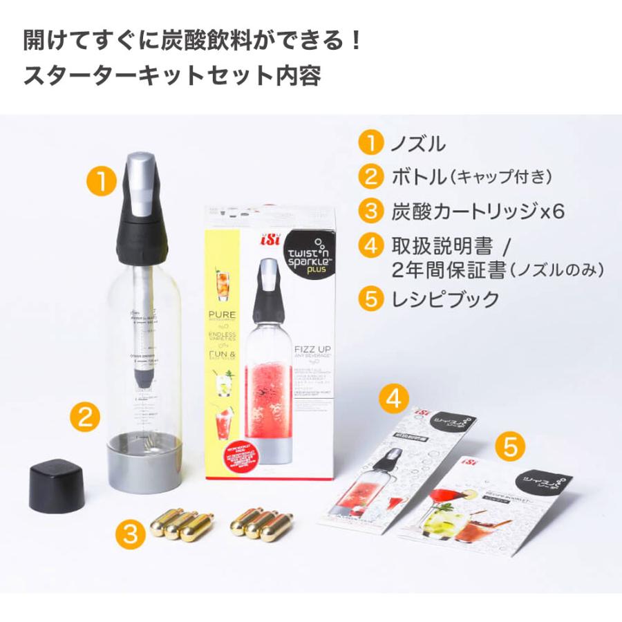ツイスパソーダ本体&炭酸カートリッジ GREEN HOUSE（グリーンハウス） ポイント5倍! 特別セット