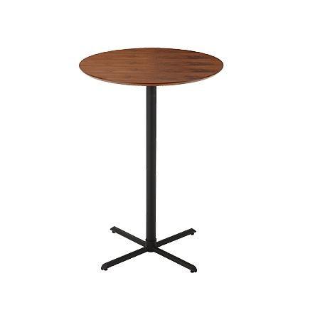 カウンターテーブル | カウンター バー カフェ 木目調 BAR ダークブラウン ウォルナット化粧天板 ブラックパイプ ウォルナット ダイニング リビ