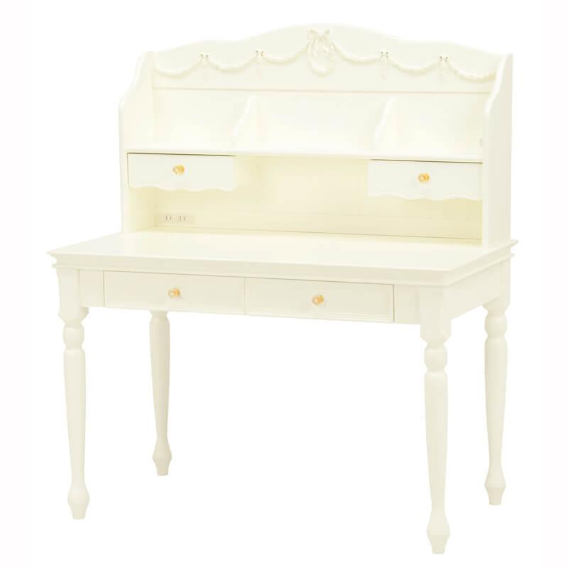 アンティーク調 学習机 単品 2口コンセント 学習机 棚付き デスク 机 つくえ 学習机 勉強机 おしゃれ 学習机 パソコンデスク かわい 人気 Hh おすすめ Warmth Co Chi パソコン机 おしゃれ 人気最短出荷