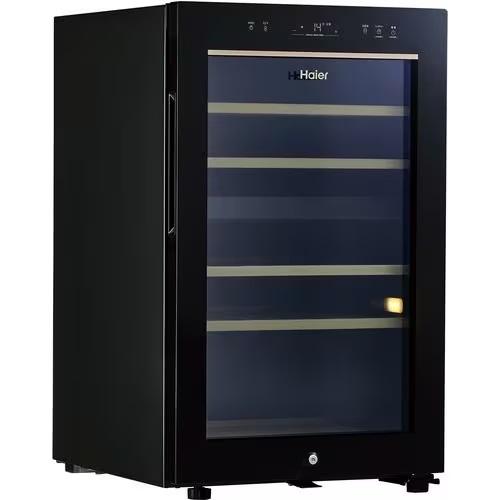 ハイアール ワインセラー JQ-F108A | Haier JQ-F108A-K ワインセラー 108L 42本収納可 ブラック JQF108AKの画像