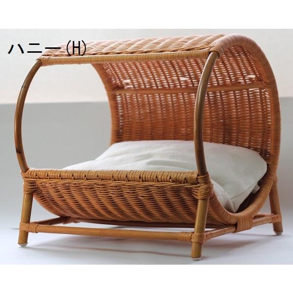 ラタントンネルベッド | オールハンドメイド 天然素材ベッド キャット 