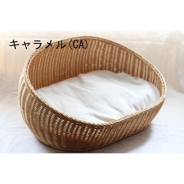 ラタンオーバルベッド | オールハンドメイド 天然素材ベッド キャットベッド キャット キャットハウス 籐 トウ ラタン ベッド ネコ 小型犬 クッシ_2