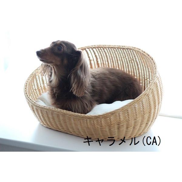 ラタンオーバルベッド | オールハンドメイド 天然素材ベッド キャットベッド キャット キャットハウス 籐 トウ ラタン ベッド ネコ 小型犬 クッシ_3