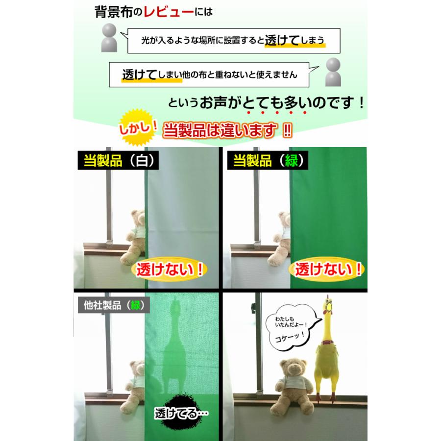 Co-Goods 背景布 T型 スタンド (市場初 緑 白リバーシブル) グリーン