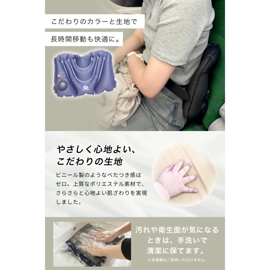 comfox（コムフォックス） 腰 クッション 携帯腰用 エアークッション