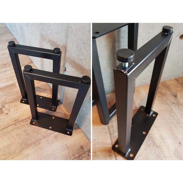 アイアン 鉄脚 ベンチ椅子リメイク用DIYパーツ コの字 U字 □字 パイプ