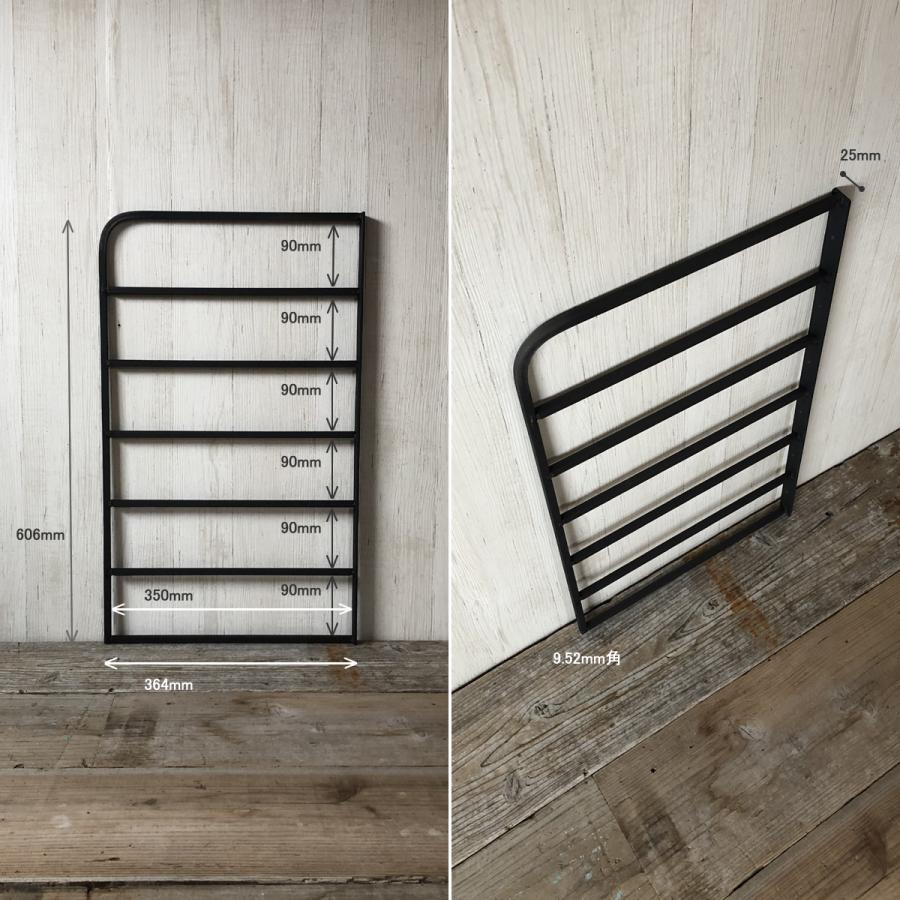 全6サイズ アイアン 棚受け 金具 ラック DIY スクエア
