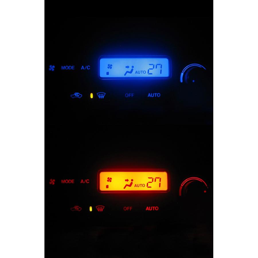 ワゴンR MC12S/MC22S オートエアコン用LED照明 1台分セット｜co-ol