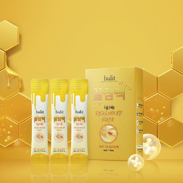 Balit正規販売店 オールインワン はちみつパック 4ml 10本 パック 使いきり 洗い流さない ホームエステ 美容マスク Bl Honey Cocostock Skin Lab正規販売店 通販 Yahoo ショッピング
