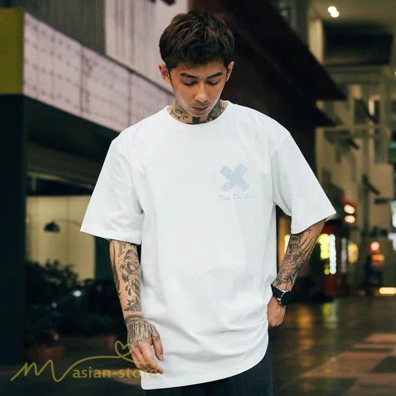 カットソー メンズ ゆったり ワイドtシャツ トップス 半袖 5分袖 クルーネック 大きいサイズ Tシャツ Tシャツ おしゃれ 着痩せ 夏服 日常感 プリント 夏 新作 適当な価格