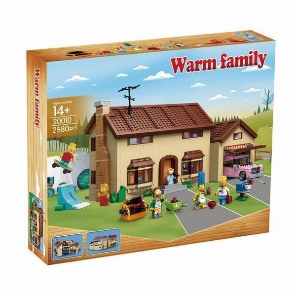 レゴ互換　ブロック　ザ シンプソンズ ハウス　おもちゃ