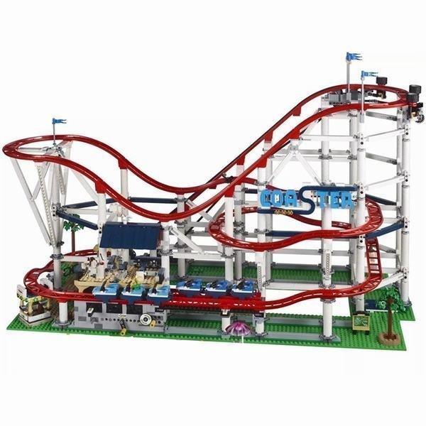 レゴクリエイター 10261互換 (モーター付) オート ローラーコースター 自動 ジェットコースター 4619 ピース