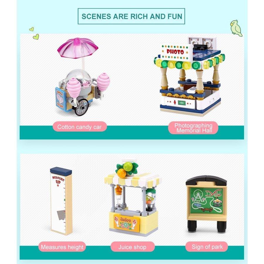 レゴ 互換品 オート ローラーコースター モーター無 ジェットコースター クリエイター 10261 クリスマス プレゼント 