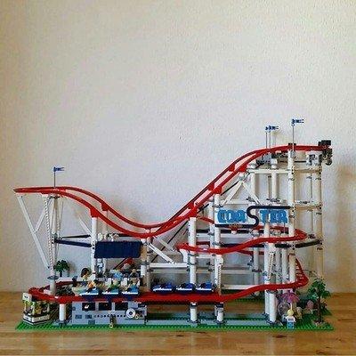 レゴ 互換品 オート ローラーコースター モーター無 ジェットコースター クリエイター 10261 クリスマス プレゼント 