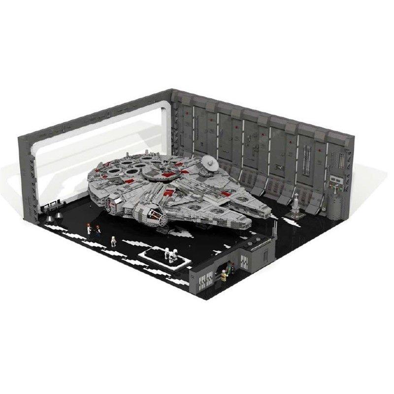 レゴ 互換品 ミレニアムファルコン ドッキング ベイ (ライトキットなし) スターウォーズ クリスマス プレゼント 75192 