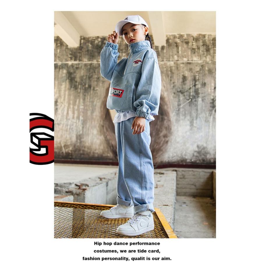 デニム トップス デニムパンツ キッズ ダンス衣装 ヒップホップ Hiphop 子供 ジーンズ セットアップ 男の子 女の子 ジャズダンス ステージ衣装 Jazz 18xh747 コーティーヤ 通販 Yahoo ショッピング