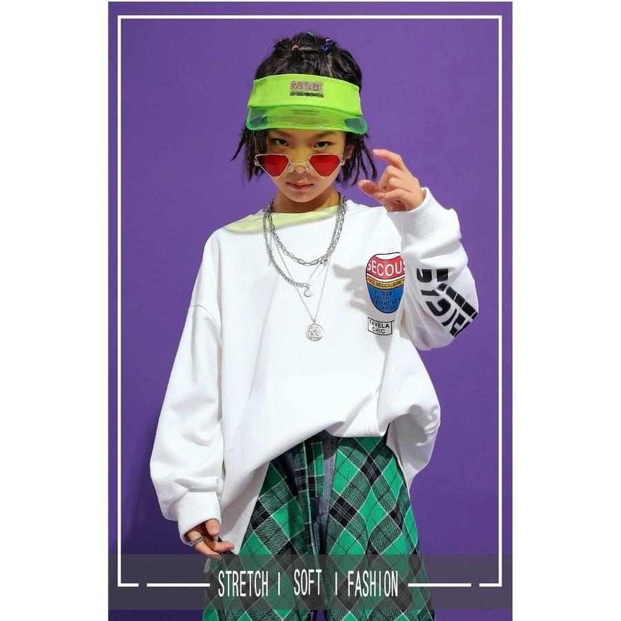 ベビーグッズも大集合 スウェット ダンストップ 長袖 ジャズダンス衣装 トップス キッズ ダンス衣装 ヒップホップ 子供 体操服 練習着 演出服 オシャレ 白 黄色 青 赤 Cisama Sc Gov Br