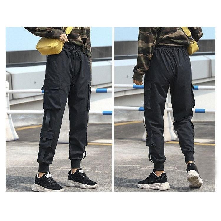 パンツ レディース カーゴパンツ テーパードパンツ ミリタリーパンツ 黒 ウエストゴム サイドポケット リブ裾 19drxh81 コーティーヤ 通販 Yahoo ショッピング