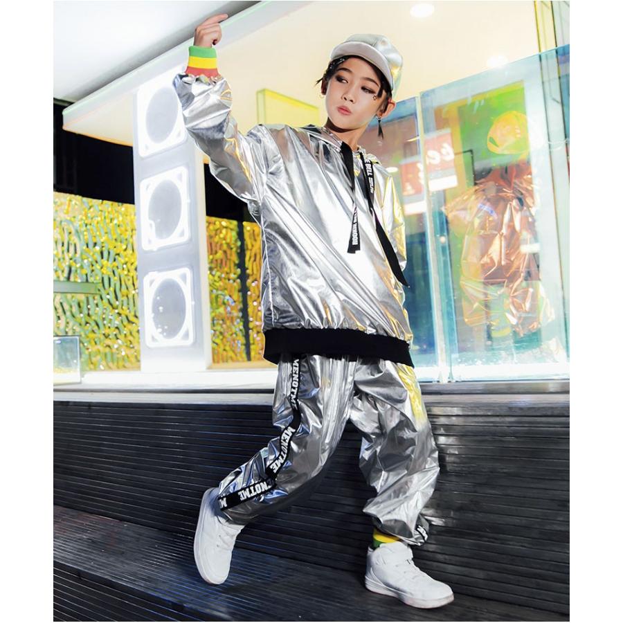 日本正規代理店品 ジャケット サルエルパンツ セットアップ 女の子 ヒップホップ 子供 ジャズダンス HIPHOP キッズダンス衣装 ステージ衣装 トップス ジャケット 練習着 体操服 子ども服 ヒップホップ、ダンス、サルエルパンツ M
